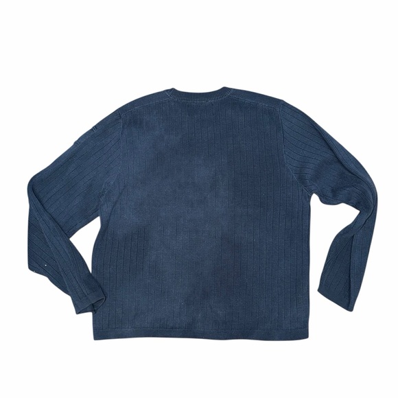 Abercrombie & Fitch Men’s Ribbed Knit Sweater XL Y2K Blue - Picture 4 of 5